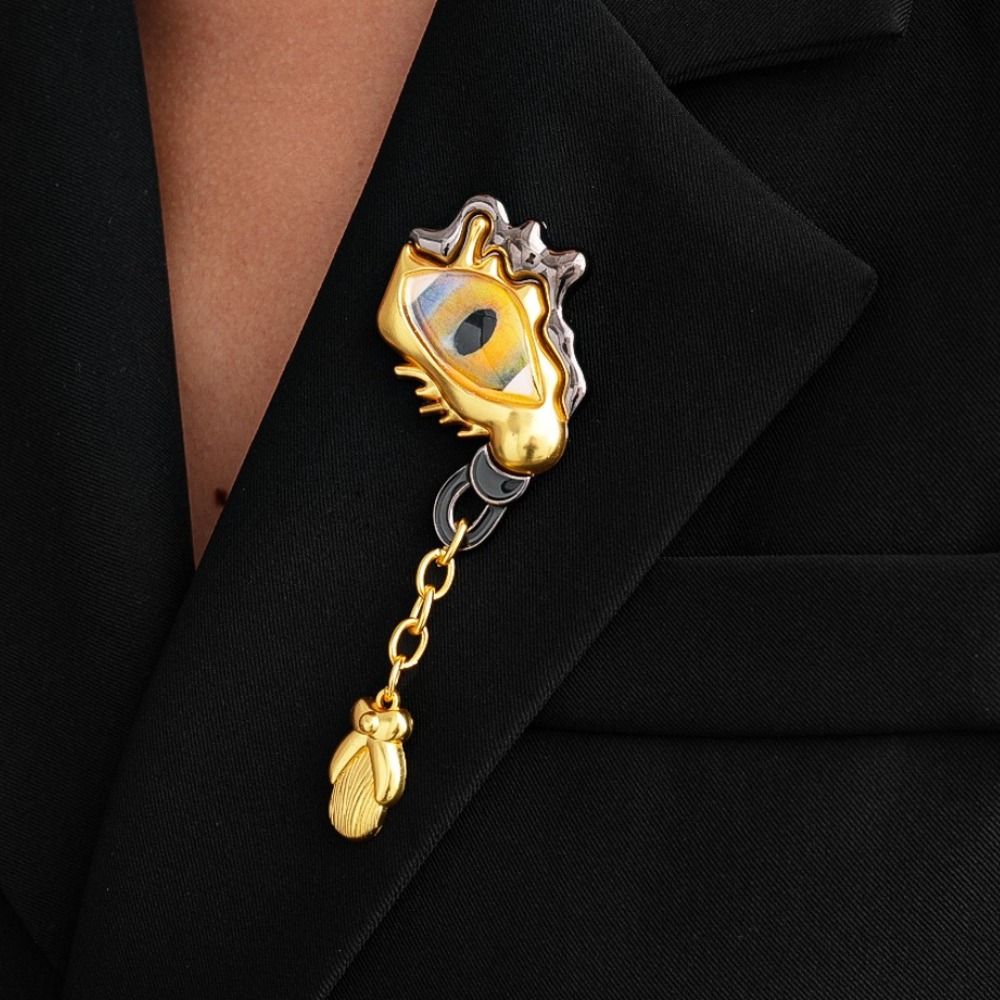 Women Accessories Jewelry - High End Metal Eye Teardrop Tassel
