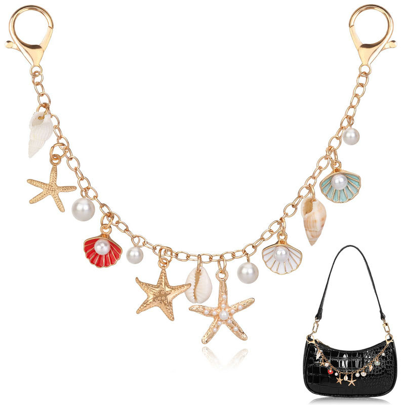 Women'S Key Accessories - Bag Charms for Handbags Golden Keychain