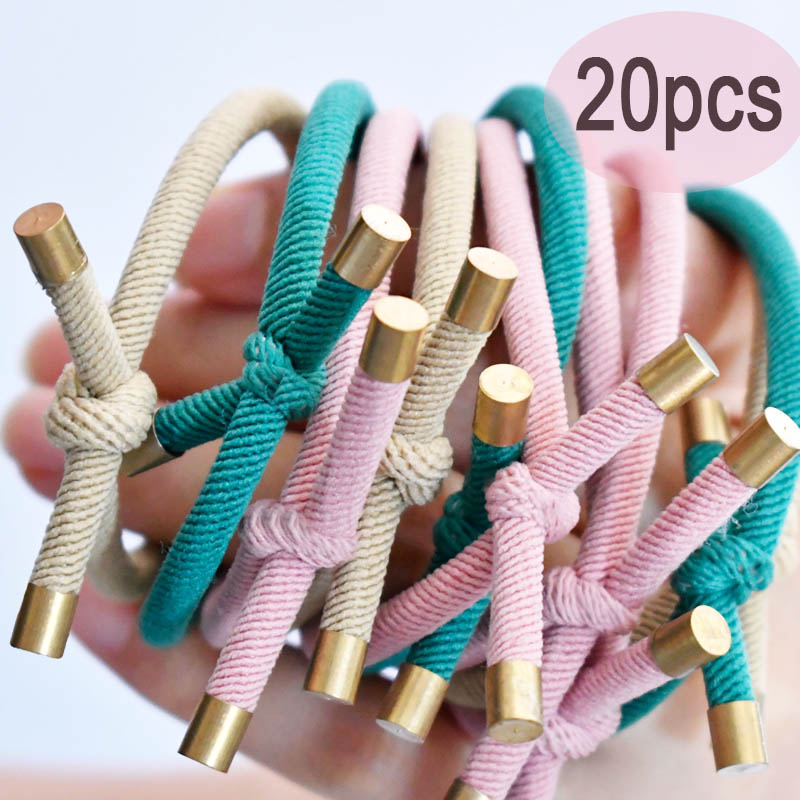 Women Accessories In Wholesale - 20pc/pack Women Elastic Hair Rubber Bands