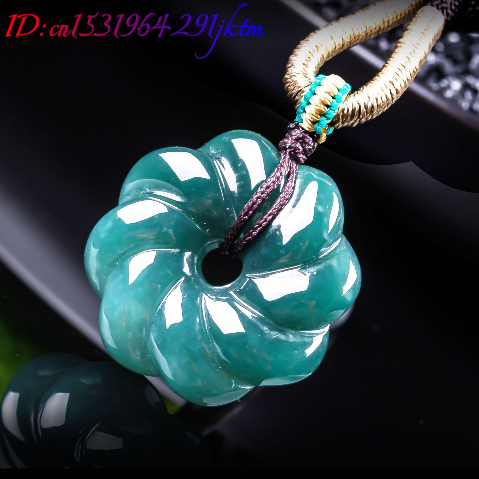 Natural Burmese Jadeite Flower - Women Accessories Jewelry 评论和价格