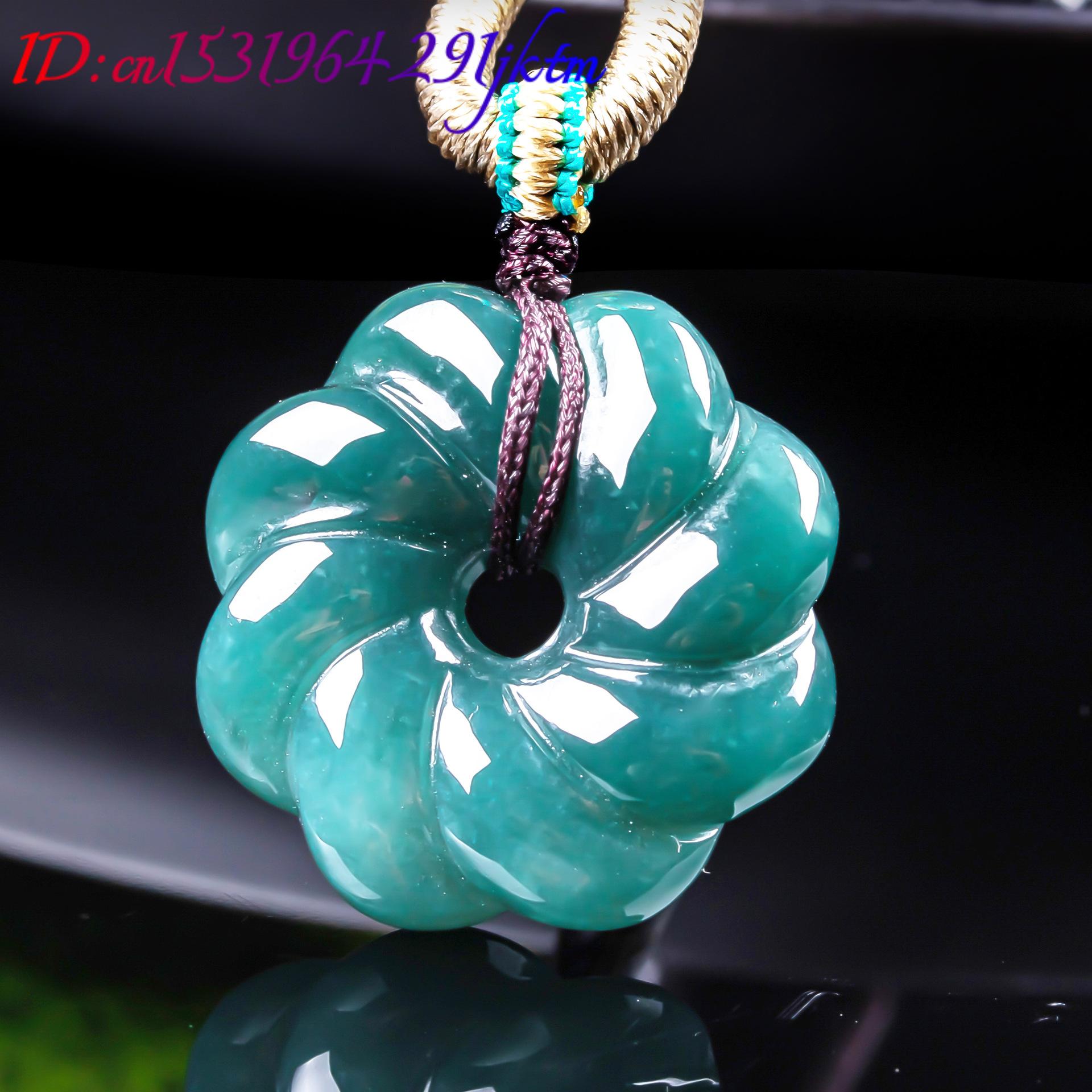 Natural Burmese Jadeite Flower - Women Accessories Jewelry 评论和价格
