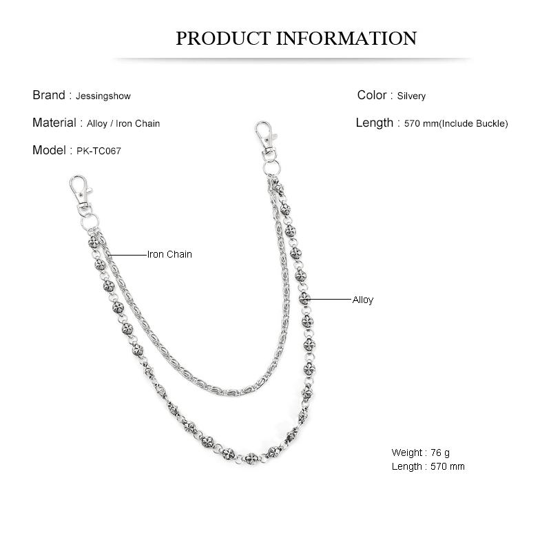 Trendy Hip Hop Double Layer Je - Women Accessories Pk 评论和价格