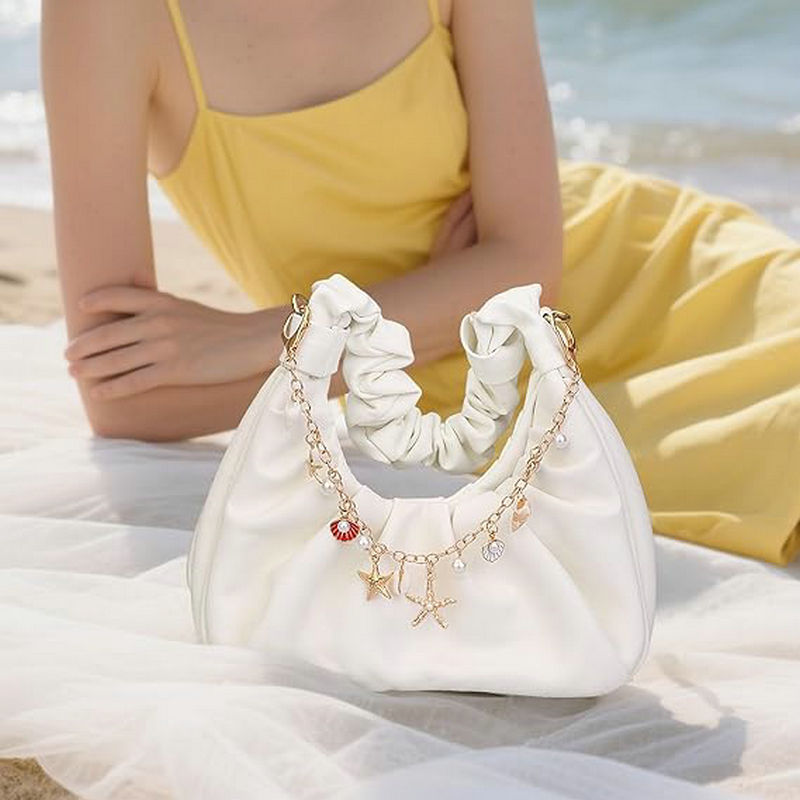 Bag Charms for Handbags Golden - Women'S Key Accessories 评论和价格