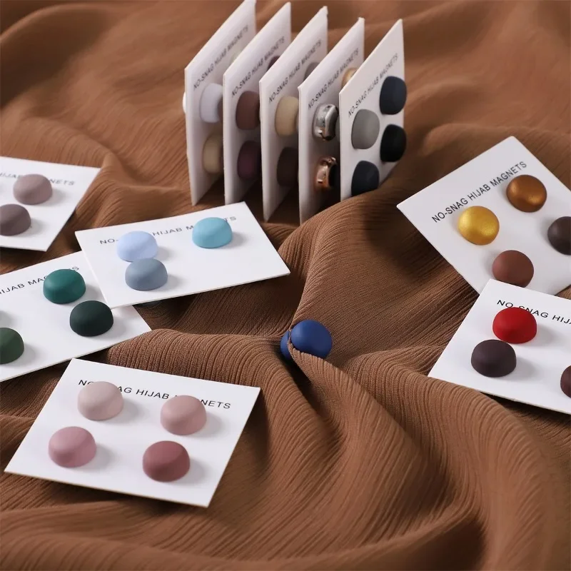 4Pcs/Card Matte Magnet Hijab P - Women Accessories In Wholesale 评论和价格
