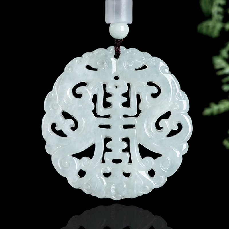 Burmese Jadeite Dragon Pendant - Women Accessories Jewelry 评论和价格