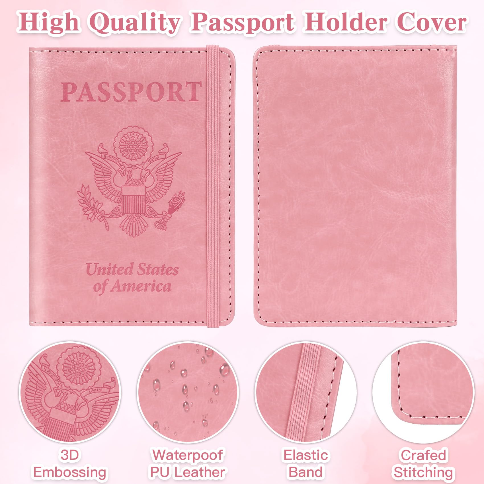 Passport Holder for Travel, Rf - Women'S Accessories Wallet 评论和价格