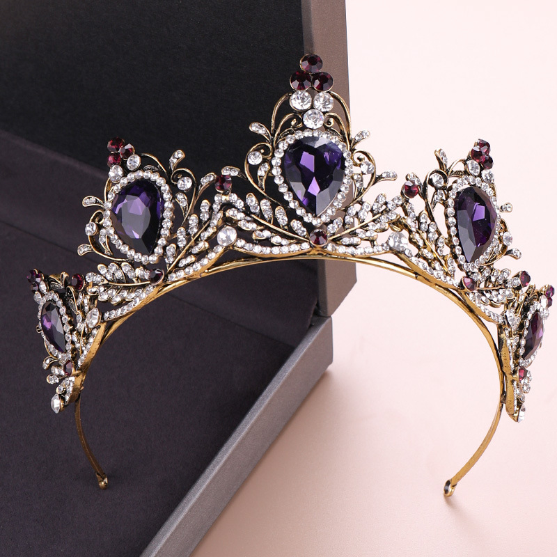 Elegant Crown Headpiece Baroqu - Women Accessories Jewelry 评论和价格