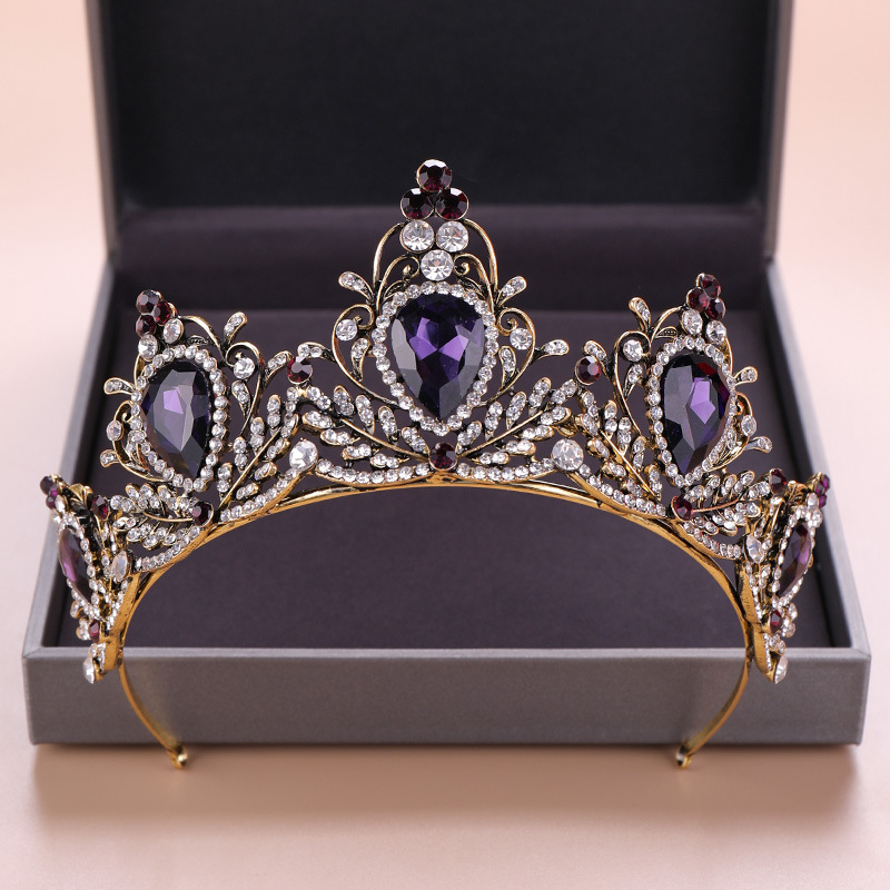 Elegant Crown Headpiece Baroqu - Women Accessories Jewelry 评论和价格