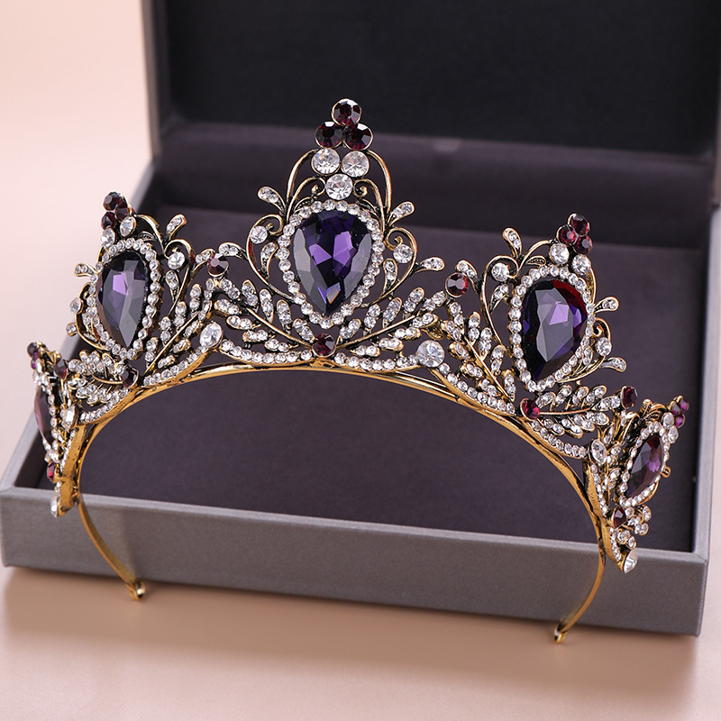 Elegant Crown Headpiece Baroqu - Women Accessories Jewelry 评论和价格