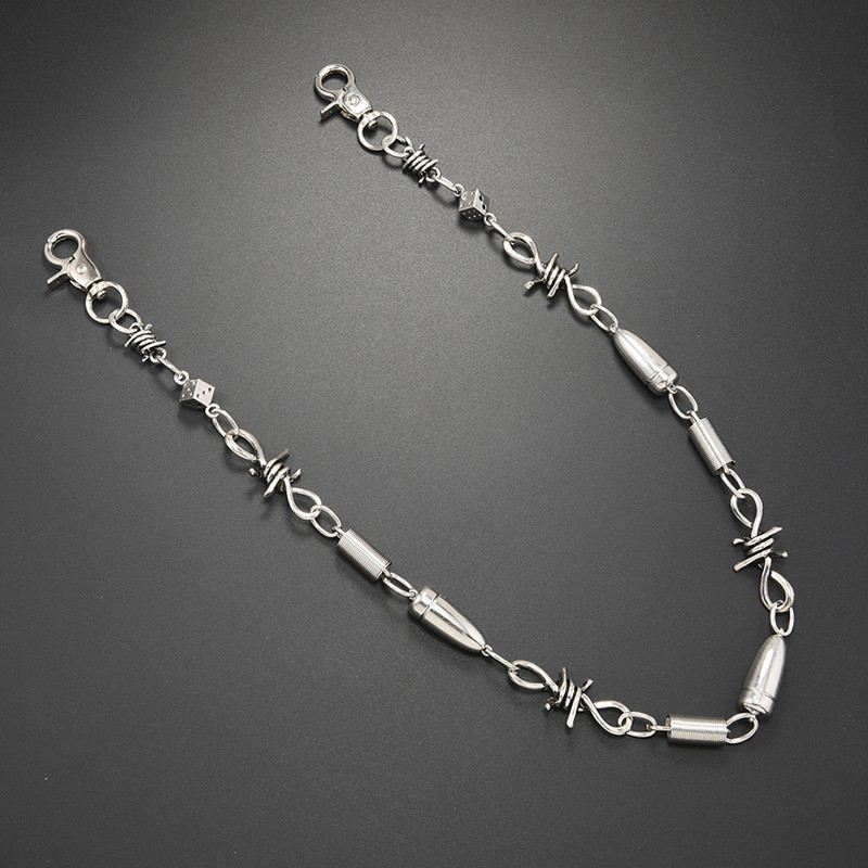 Men's Hip Hop Rock Thorn Spike - Women Accessories Pk 评论和价格