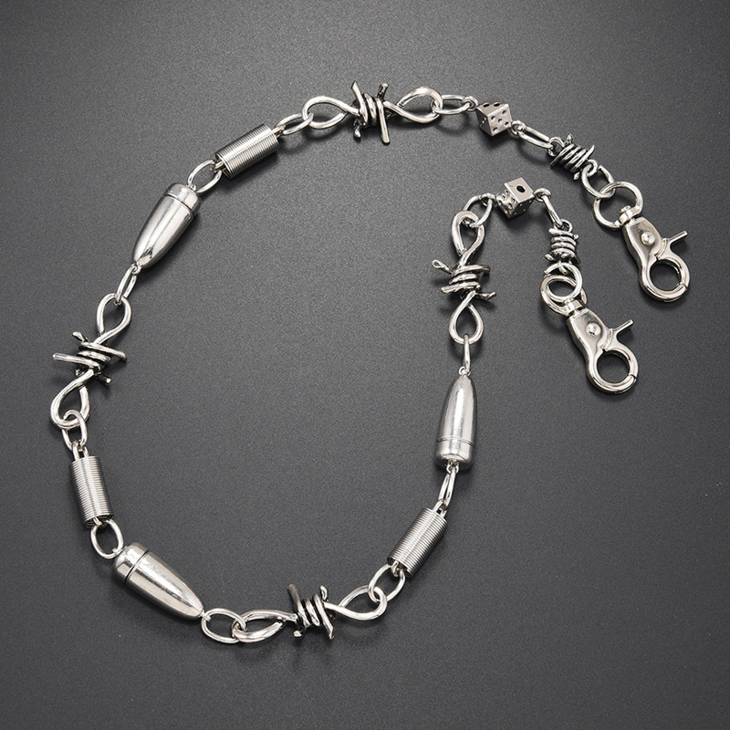 Men's Hip Hop Rock Thorn Spike - Women Accessories Pk 评论和价格