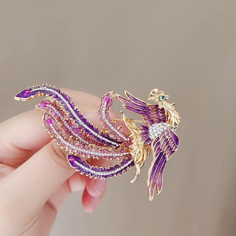 Fashion Phoenix Brooches Unise - Women'S Accessories Categories 评论和价格