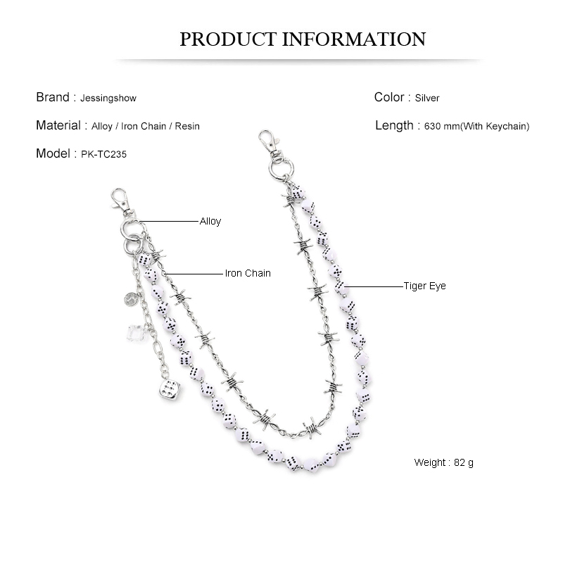 Hip Hop Rock Punk Waist Chain  - Women Accessories Pk 评论和价格