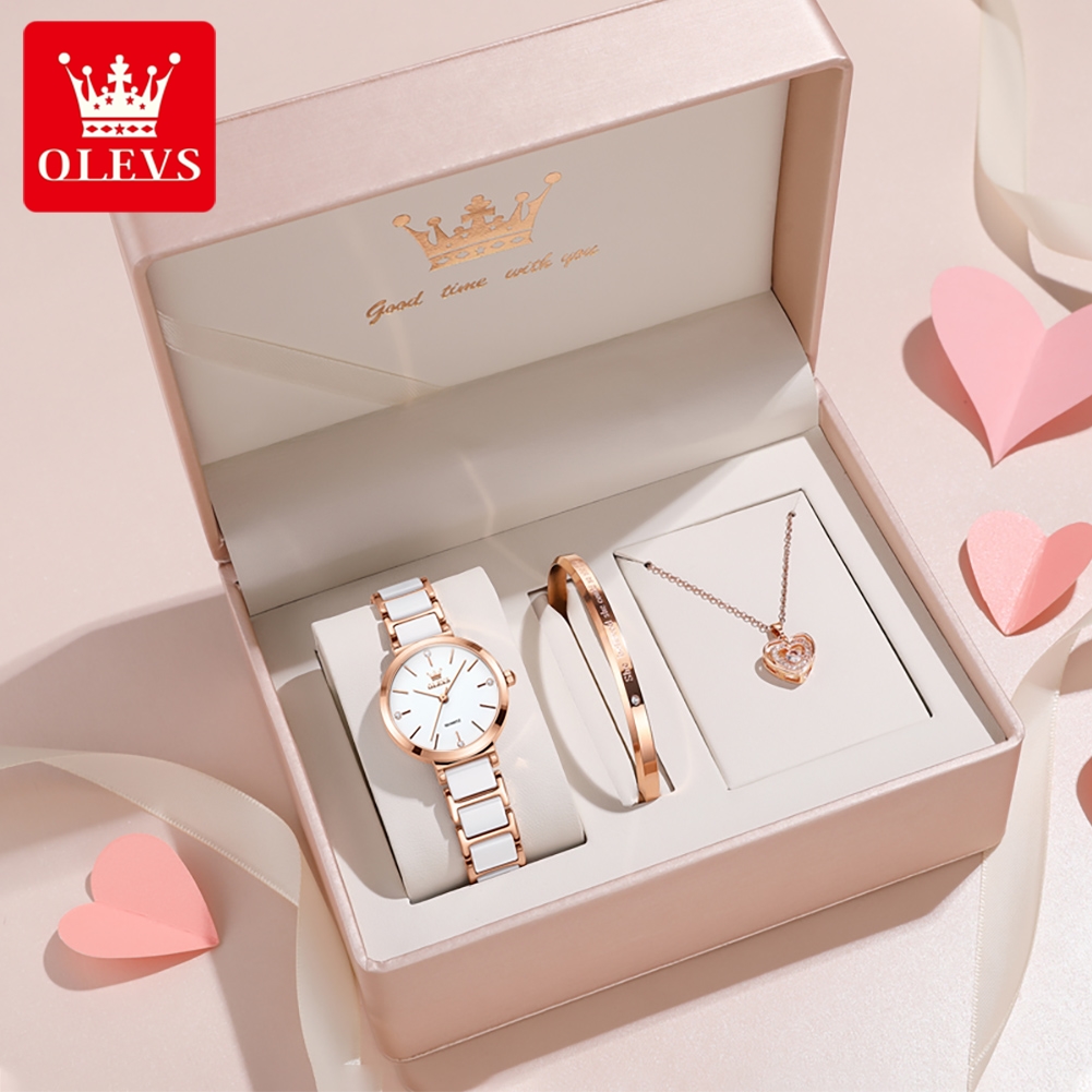 OLEVS Women Watch 5877 Luxury  - Women Accessories Bracelet 评论和价格