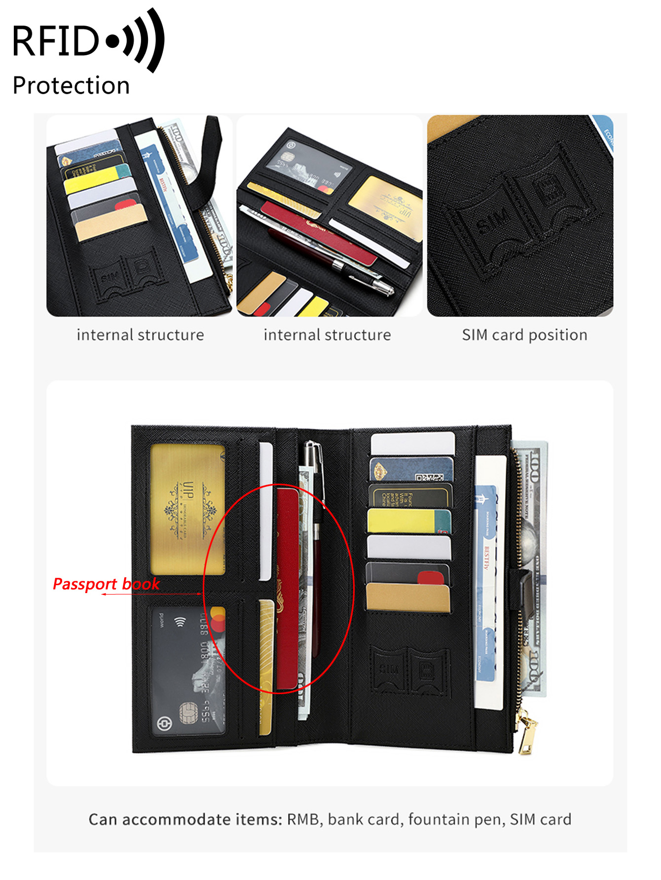 Fashionable PU Leather Airplan - Women'S Accessories Wallet 评论和价格