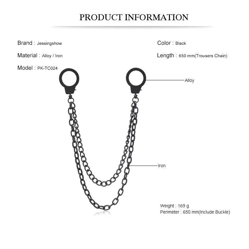 Punk Style Chain On The Jeans  - Women Accessories Pk 评论和价格