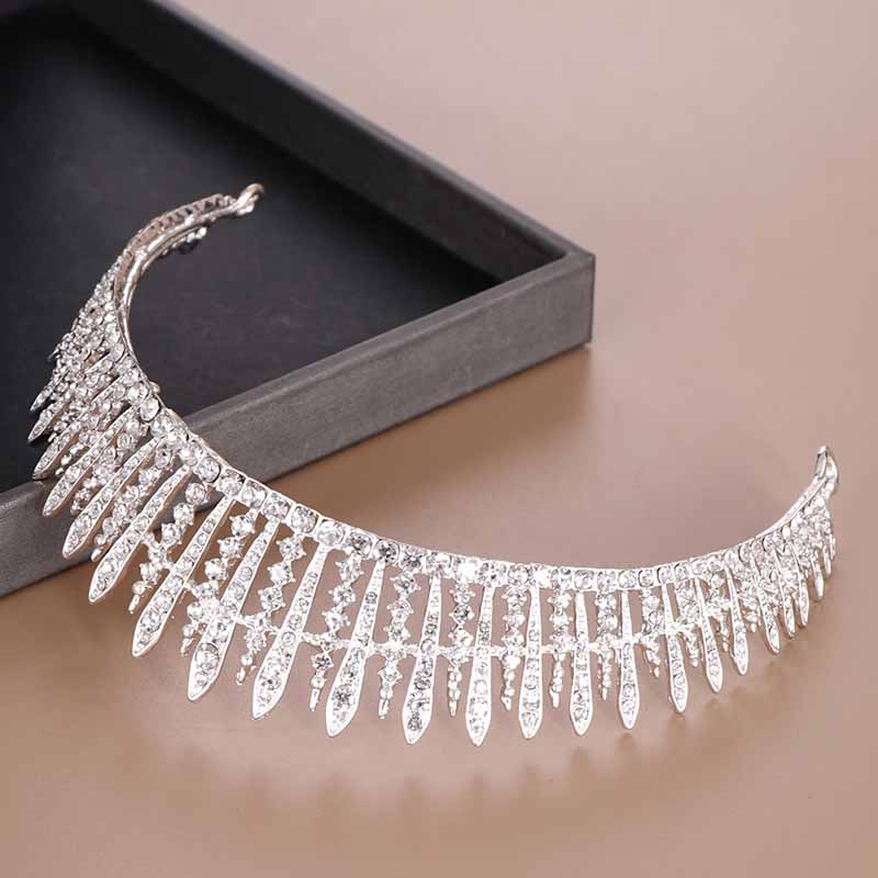 Bridal Crown Elegant Wedding H - Women Accessories Jewelry 评论和价格