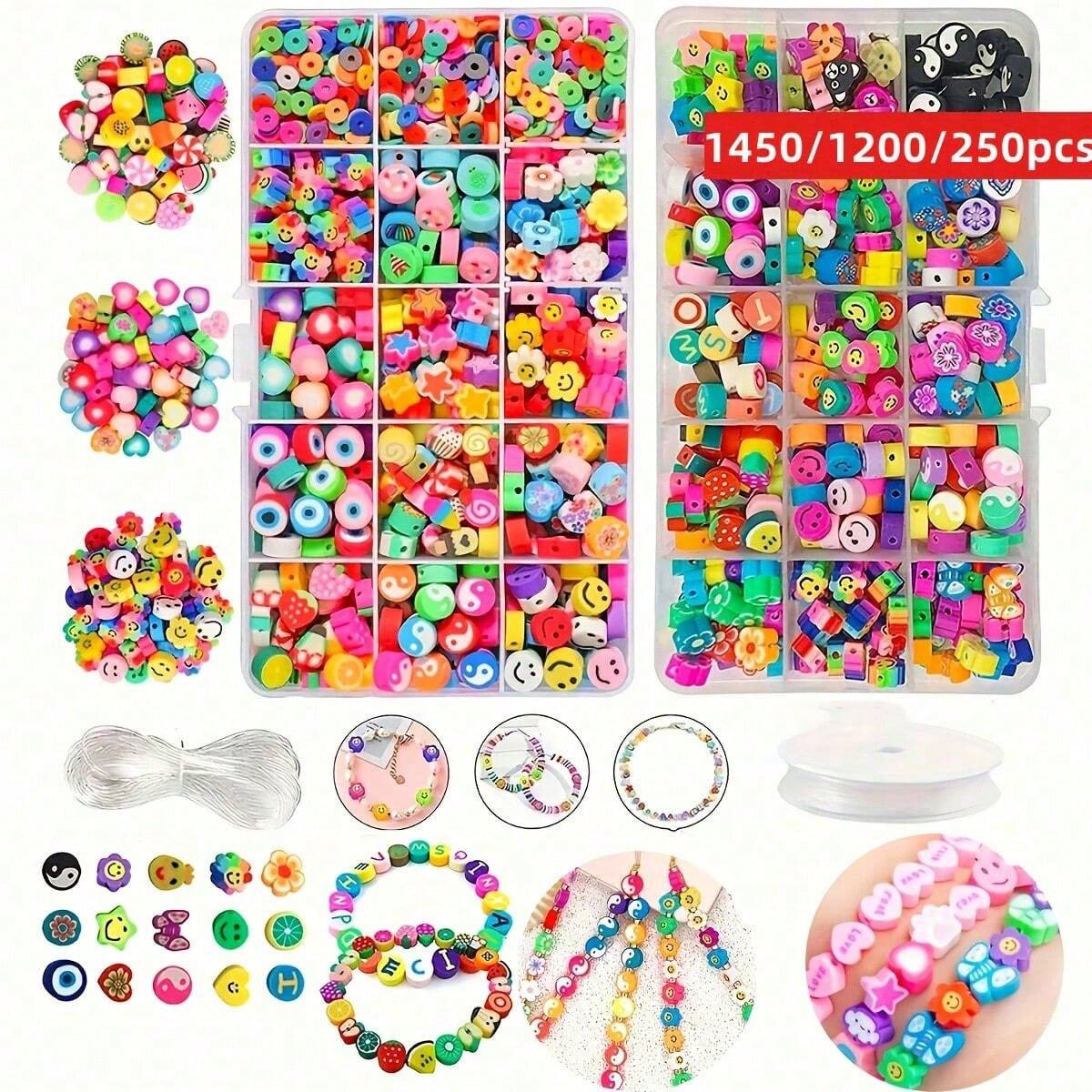 1450/1200/250pcs Polymer Clay  - Women Accessories Bracelet 评论和价格