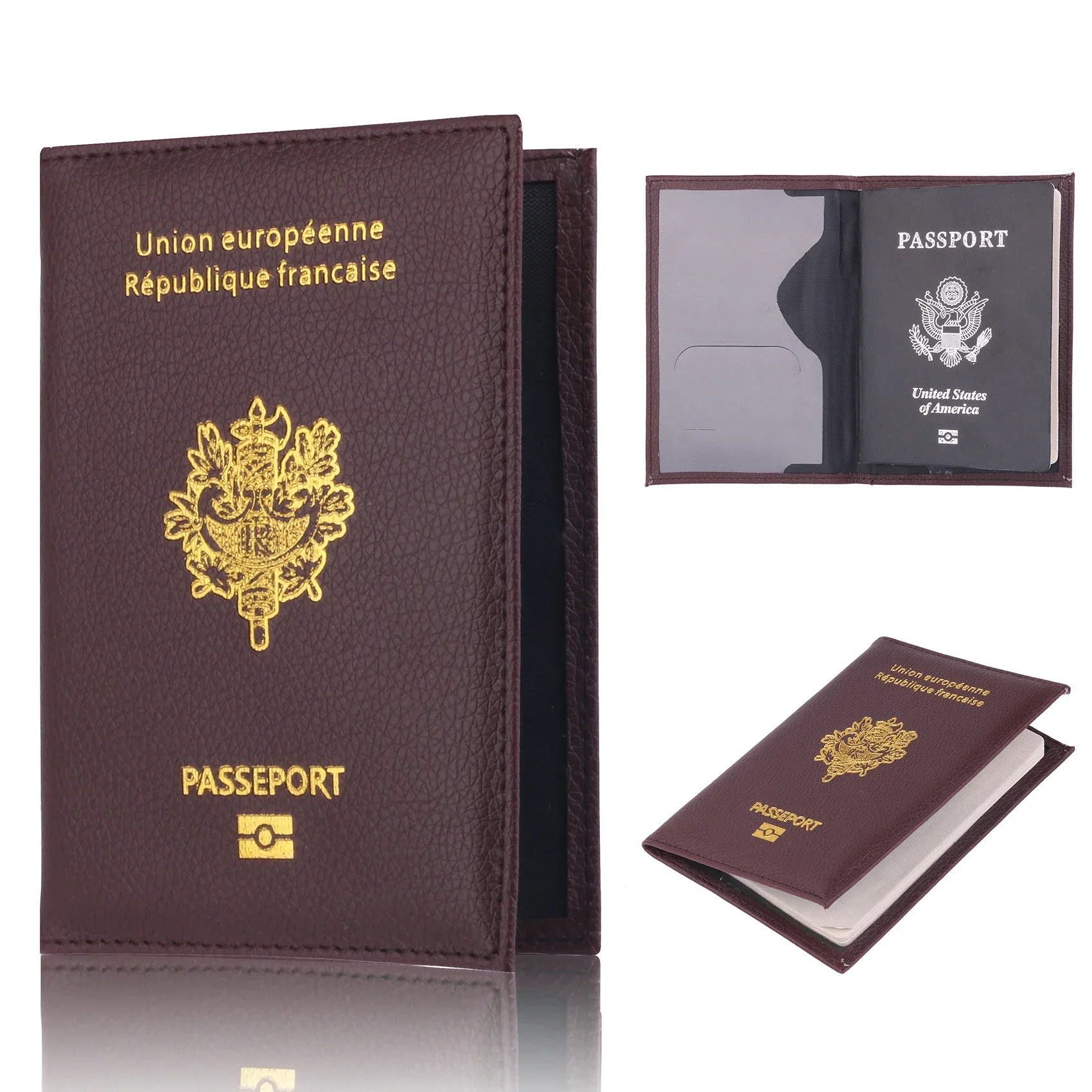 Women Men Travel Pu Passport H - Women'S Accessories Wallet 评论和价格