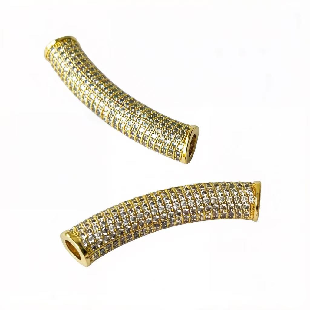 2Pcs/Lot Zirconia Pave Long Co - Women Accessories Bracelet 评论和价格