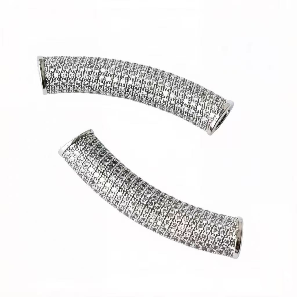 2Pcs/Lot Zirconia Pave Long Co - Women Accessories Bracelet 评论和价格