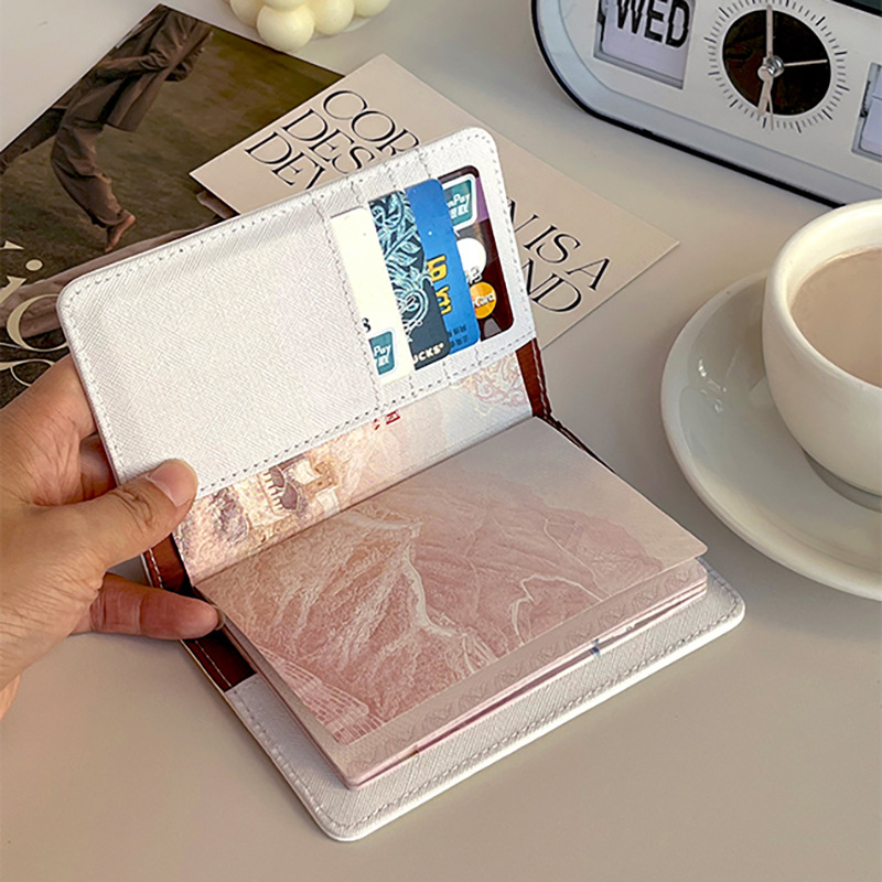 Cute Panda Passport Cover Girl - Women'S Accessories Wallet 评论和价格