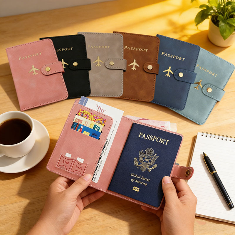 Leather Passport Holder Covers - Women'S Accessories Wallet 评论和价格