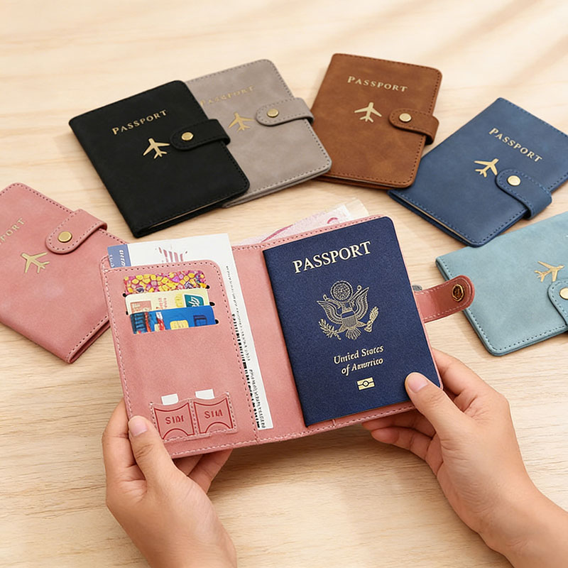 Leather Passport Holder Covers - Women'S Accessories Wallet 评论和价格