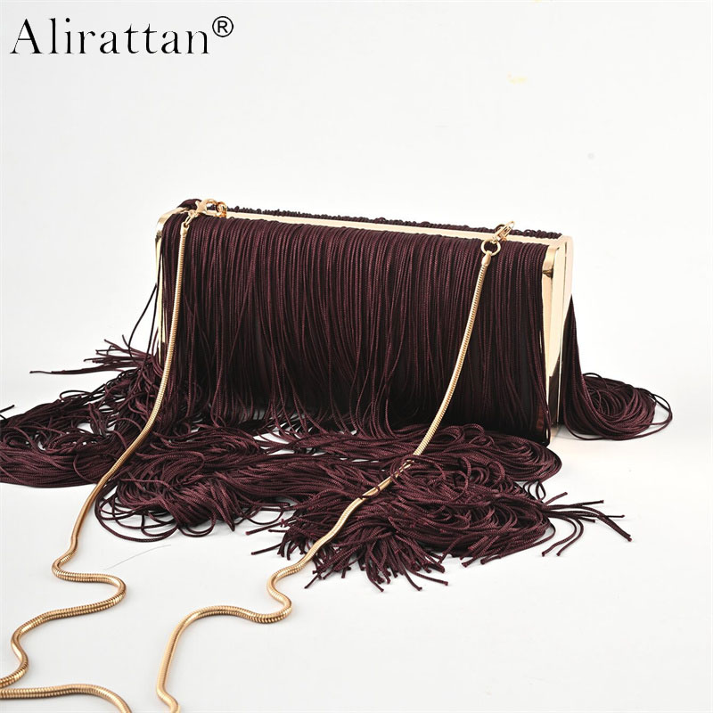 New Long Tassel Handmade Eveni - Women'S Accessories Purse 评论和价格