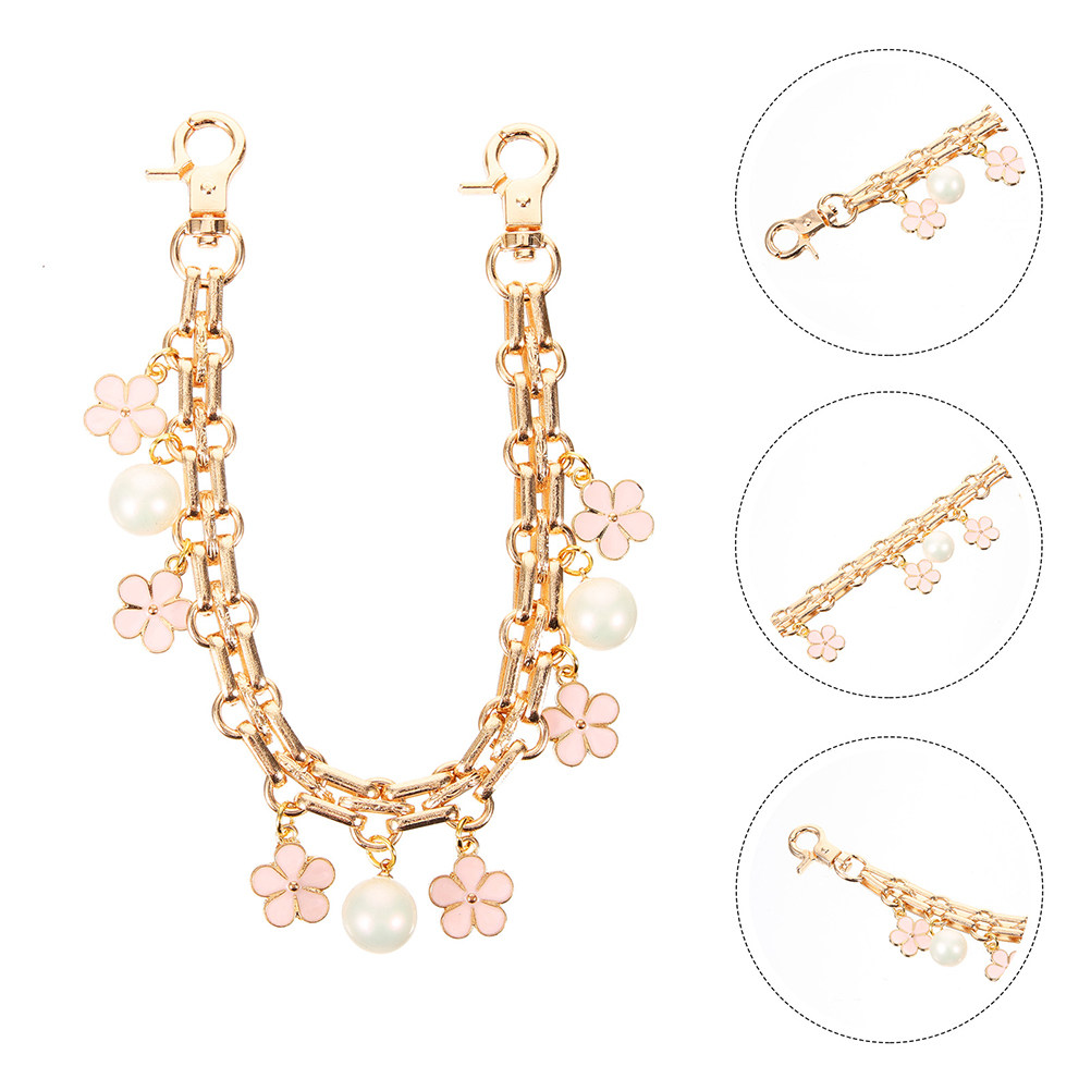 2Pcs Flower Purse Chain Strap  - Women'S Accessories Purse 评论和价格