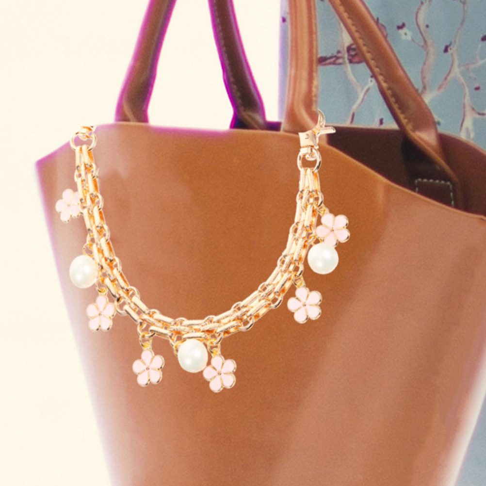 2Pcs Flower Purse Chain Strap  - Women'S Accessories Purse 评论和价格