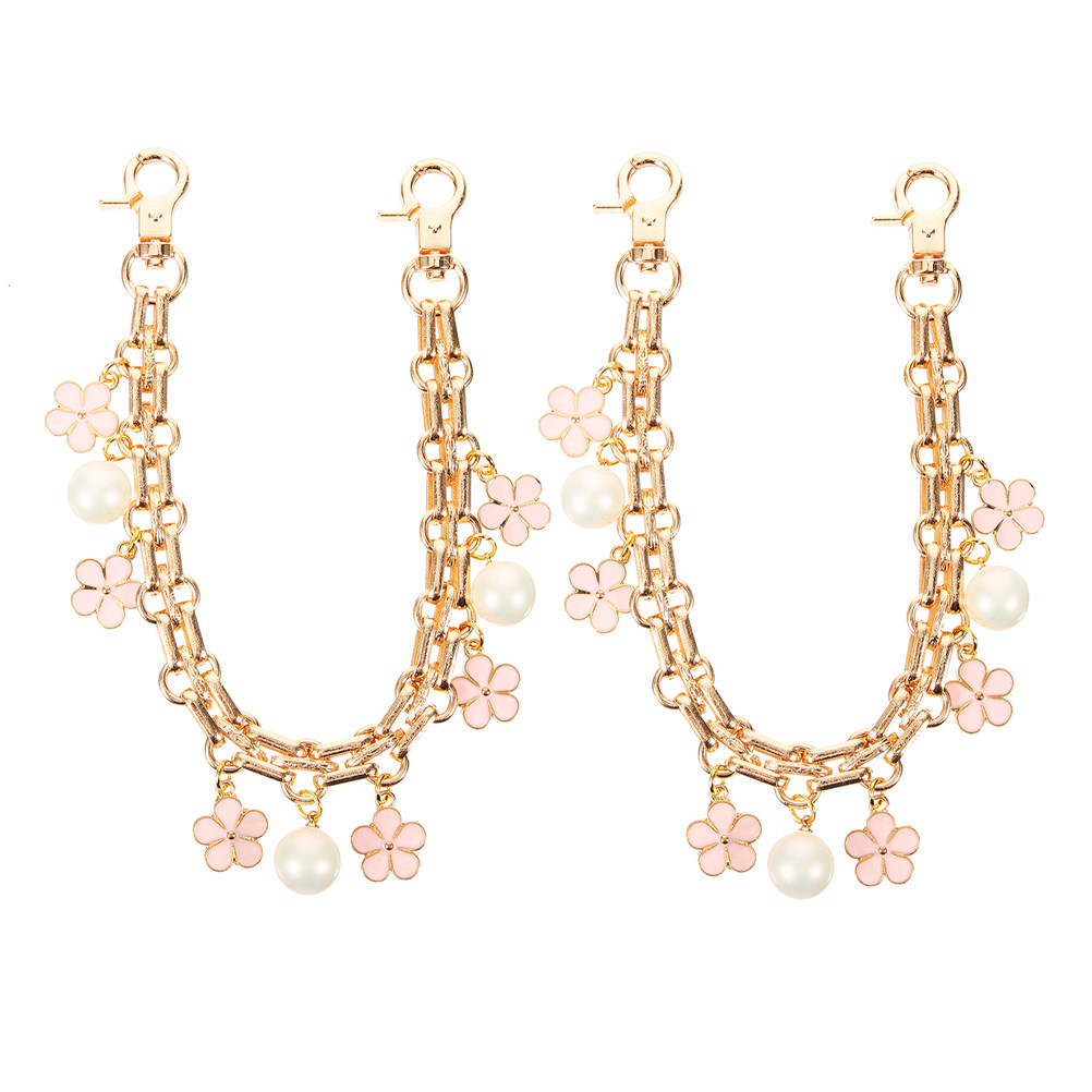 2Pcs Flower Purse Chain Strap  - Women'S Accessories Purse 评论和价格