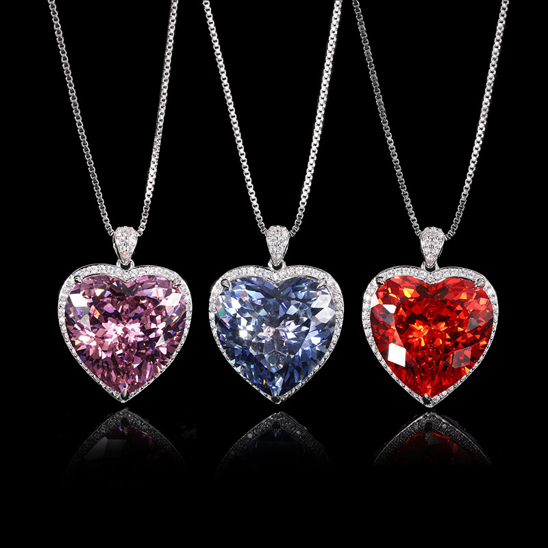 Shiny Cut Heart Pendant Neckla - Women Accessories In Wholesale 评论和价格