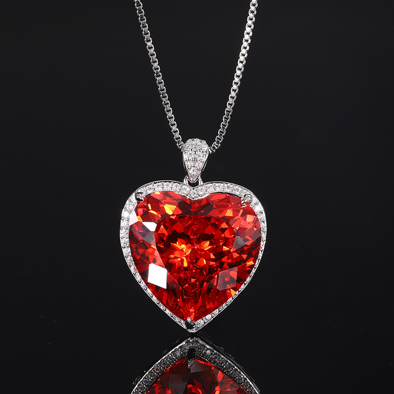 Shiny Cut Heart Pendant Neckla - Women Accessories In Wholesale 评论和价格