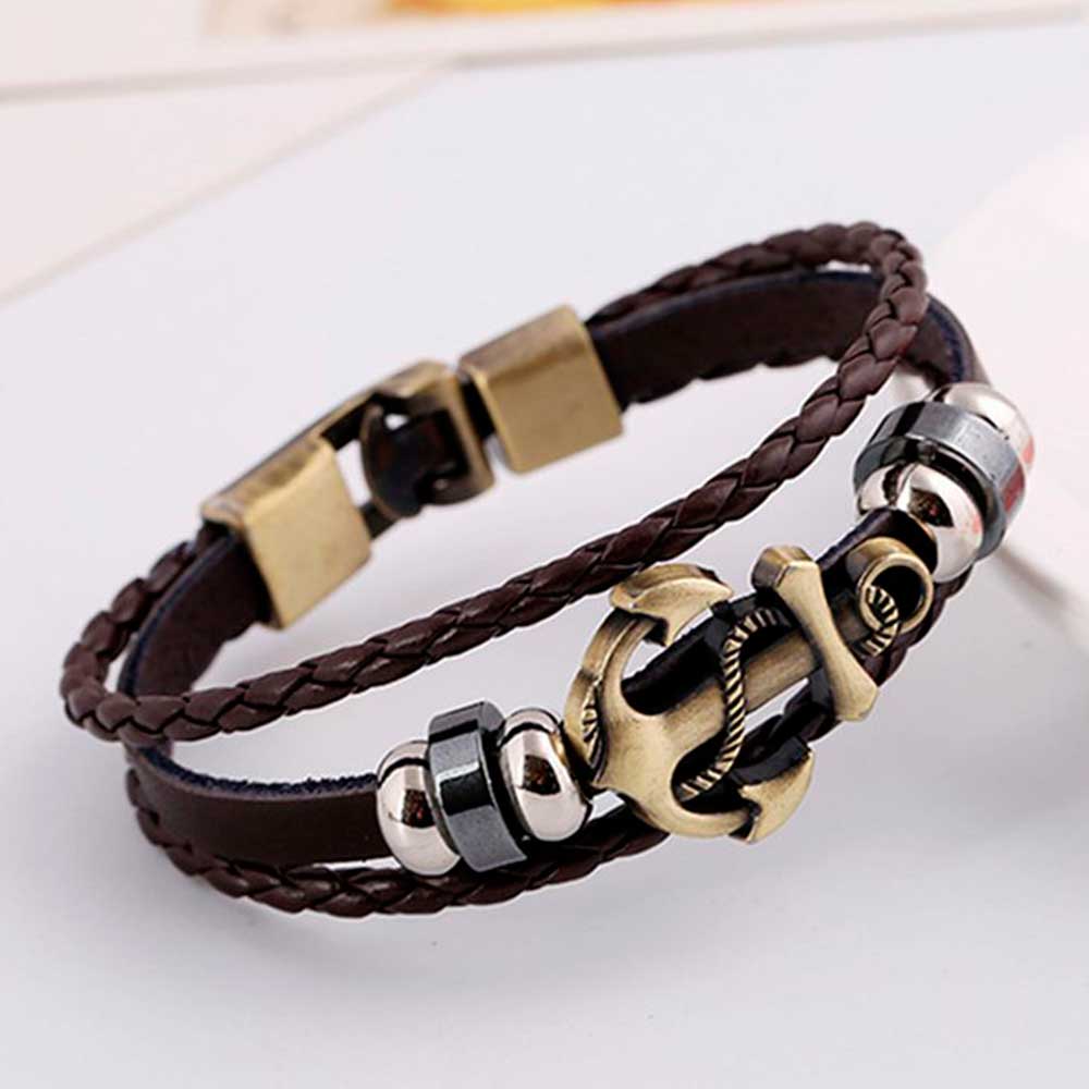 Multi Layered Vintage Leather  - Women Accessories Pk 评论和价格
